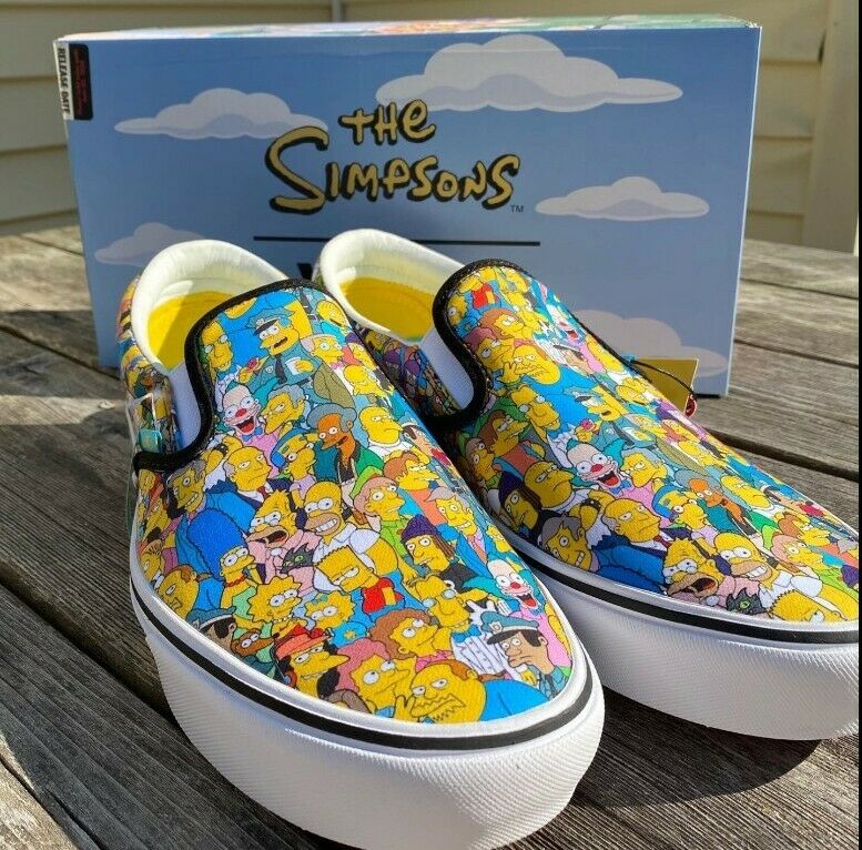 Vans Slip On The Simpsons Collage