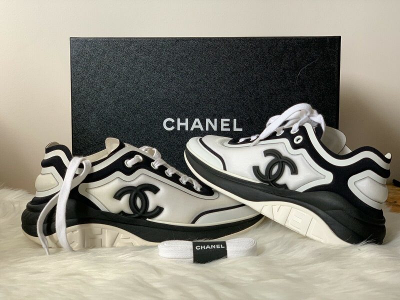 Chanel lycra hot sale sneakers