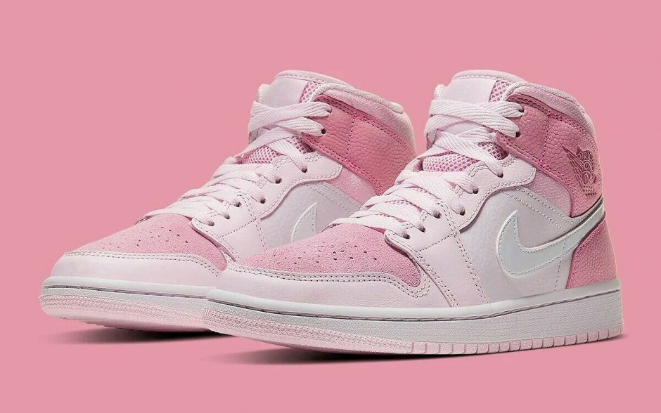 Jordan 1 Mid Digital Pink W For Sale - Kicks Collector