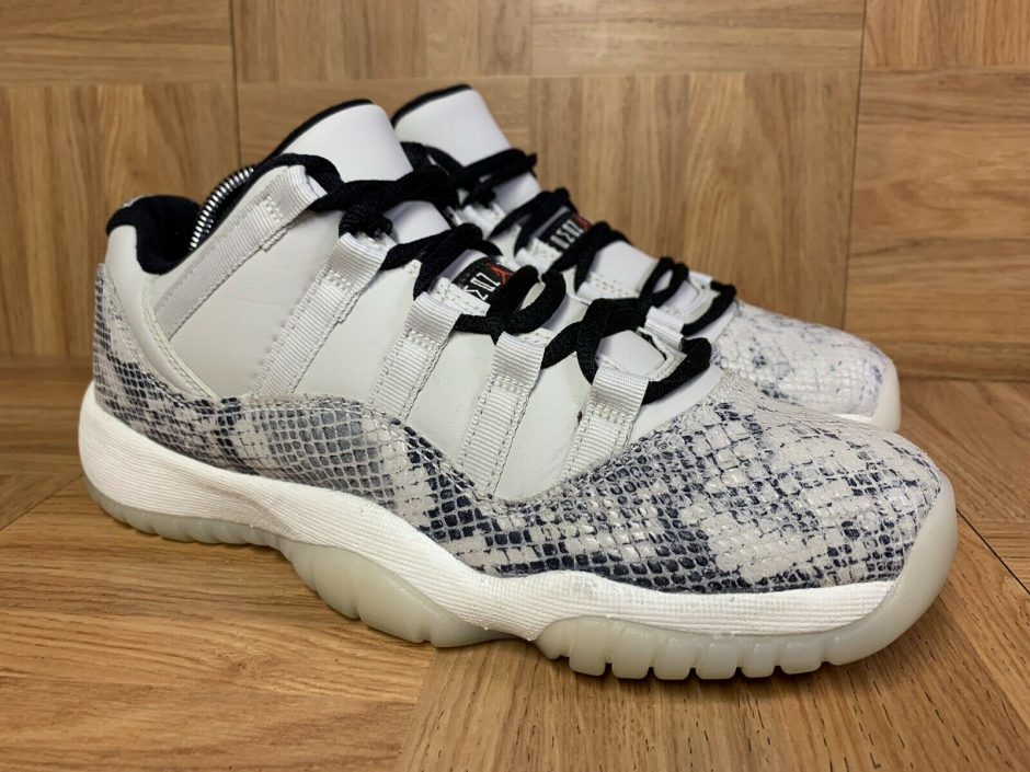 Jordan 11 Retro Low Snake Light Bone GS For Sale - Kicks Collector