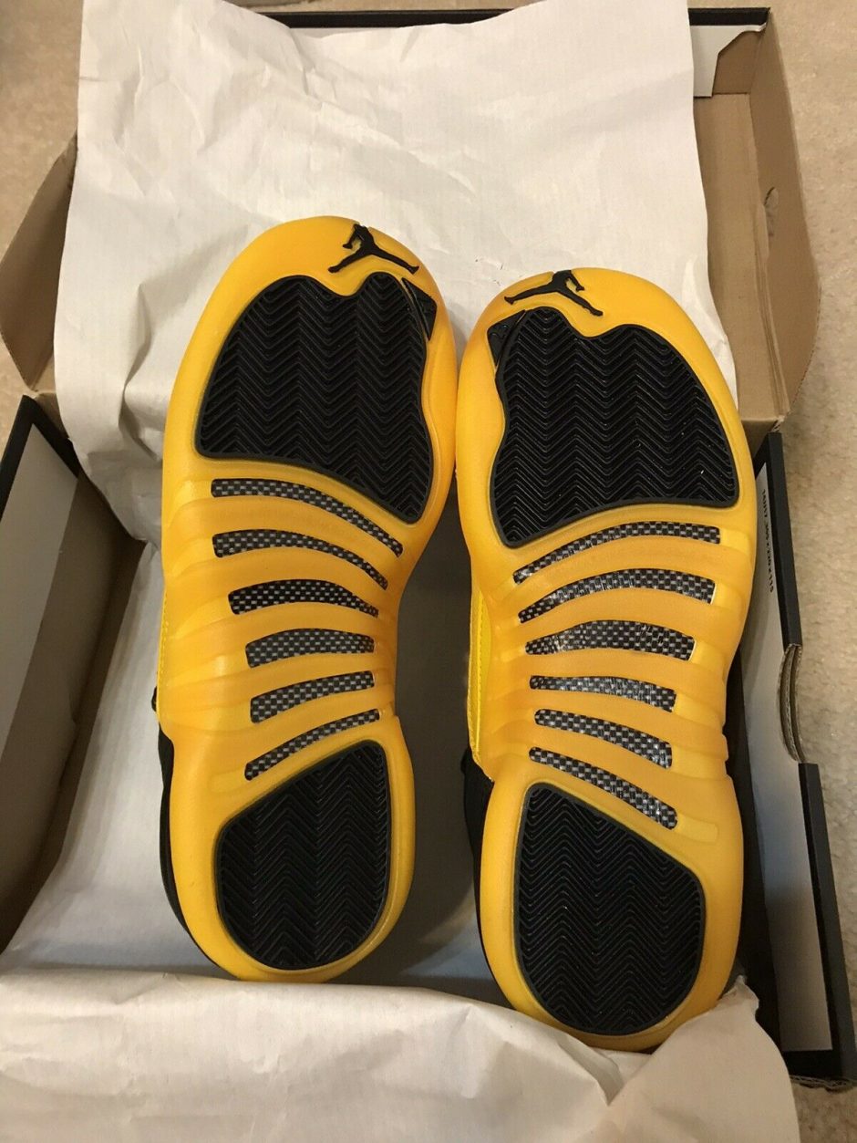 womens retro 12 black and gold