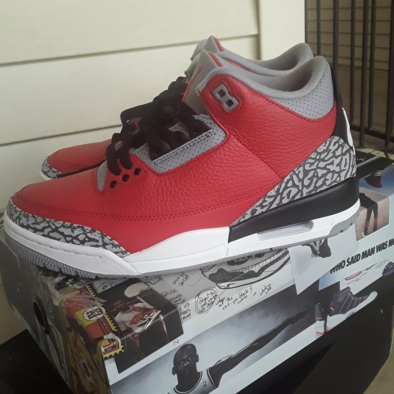 jordan 3 retro se unite fire red denim