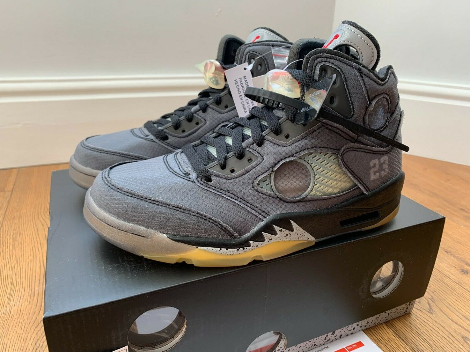 jordan 5 off white