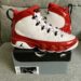 Jordan 9 Retro White Gym Red