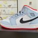 Jordan 1 Mid Half Blue Polka Dot Swoosh GS