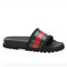 Gucci Web Slide Sandal Black